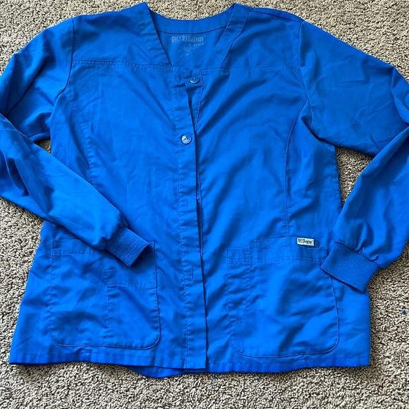 Grey's Anatomy Tops Greys Anatomy Royal Blue Extra Large Lab Coat